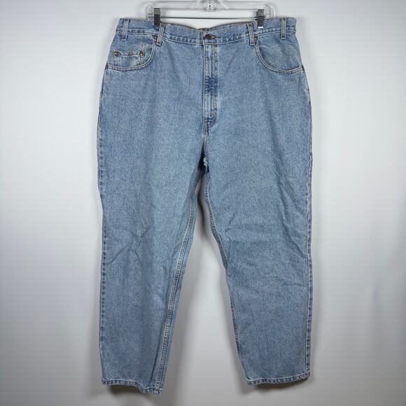Vintage 1992 Levi's Men's Jeans Loose Fit Light Wash Size W42 L30 - Picture 1 of 8